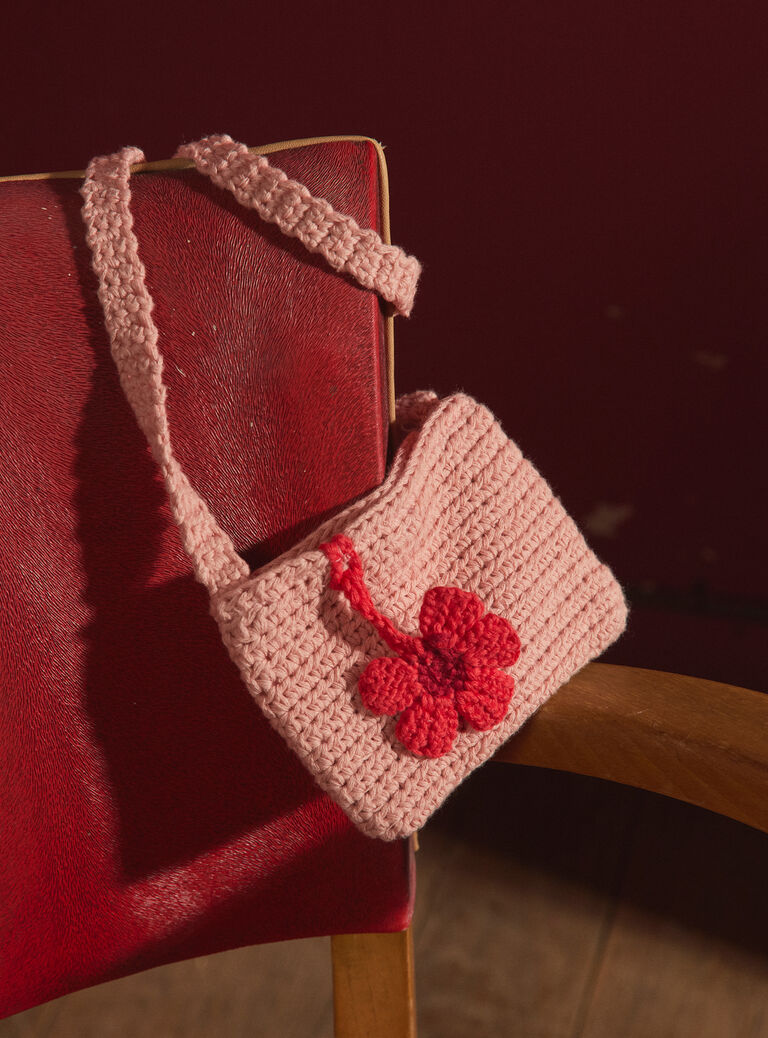 Pink BAG AND POUCH MOSAKETTE / 25E4PFJ1BESD317