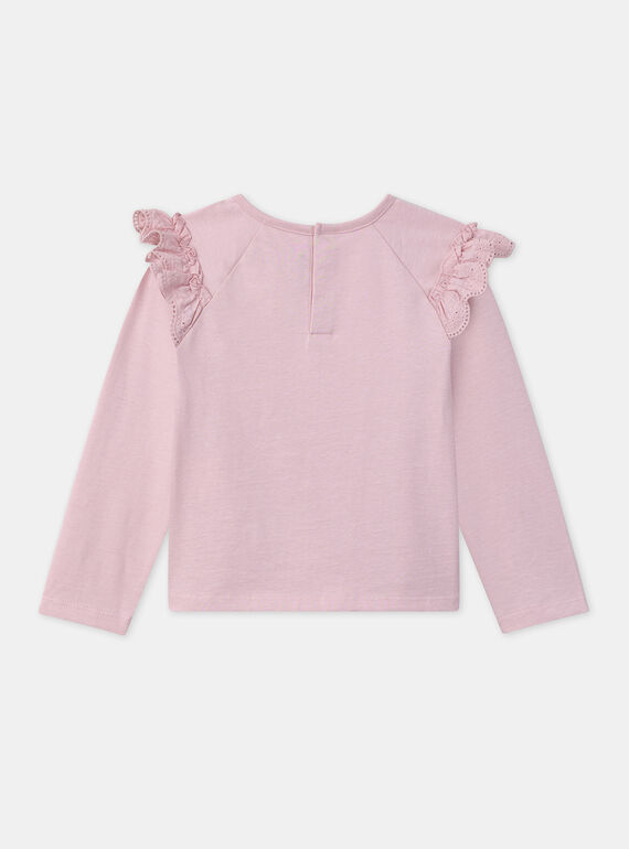 Pink TEE SHIRT LS LADITETTE / 24H2PFQ2TMLD329