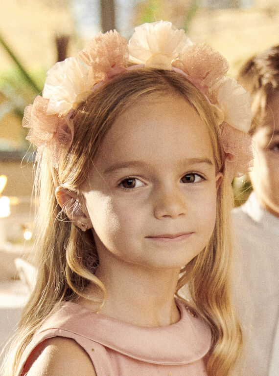 Pink flower crown FYRONETTE / 23E4PFE1ACDD333