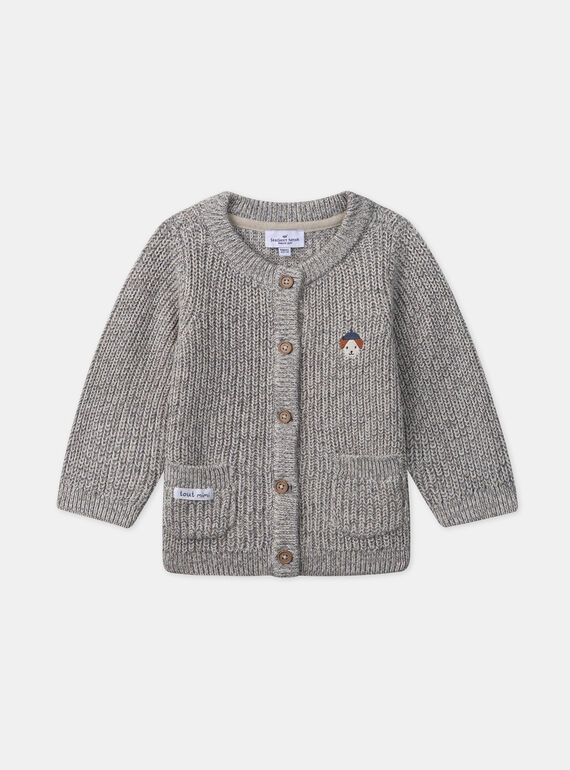 Heather beige CARDIGAN LAOCTAVE / 24H1BGQ1CARA011