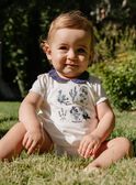 Flower embroidered T-shirt body FANELLY / 23E1BFN1BOD001