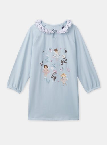 Blue sky NIGHT DRESS NUIZETTE / 25H5PFB1CHN020