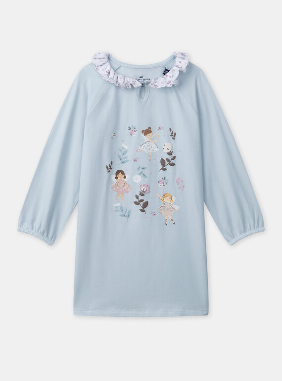 Blue sky NIGHT DRESS NUIZETTE / 25H5PFB1CHN020