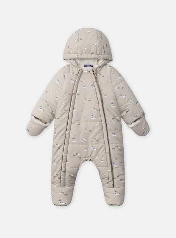 Light beige OVERALL COAT NIPACO / 25H1BGF1PIL811