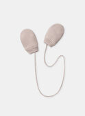 Light beige GLOVES & MITTENS NIOMBELINE / 25H4BFF2GAN808
