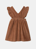 Light brown JUMPER DRESS LAROMETTE / 24H2PFS1CHSI810