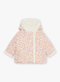 Reversible ecru and pink hooded coat GIDENISE / 23H1BF52MAN001