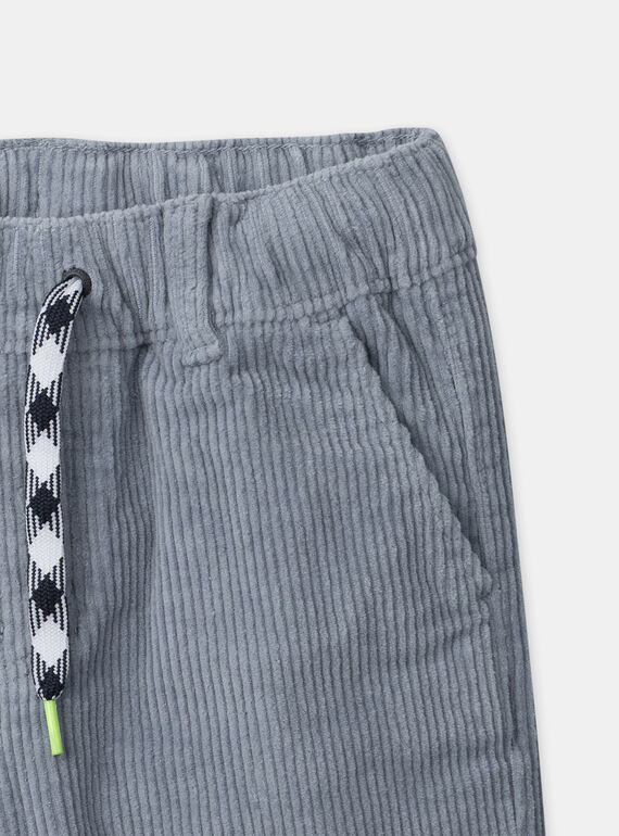 Sky blue PANTS NRACORDAGE / 25H3PGV2PAN216