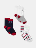 White SOCKS SETx3 NAIRWIN / 25H4BGP1LC3A015