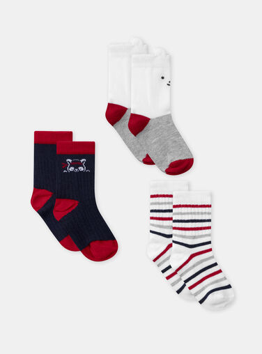 White SOCKS SETx3 NAIRWIN / 25H4BGP1LC3A015