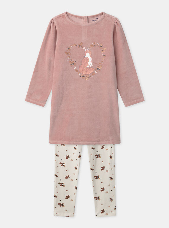 Brown NIGHT DRESS NECHETTE / 25H5PFD1CHNI811