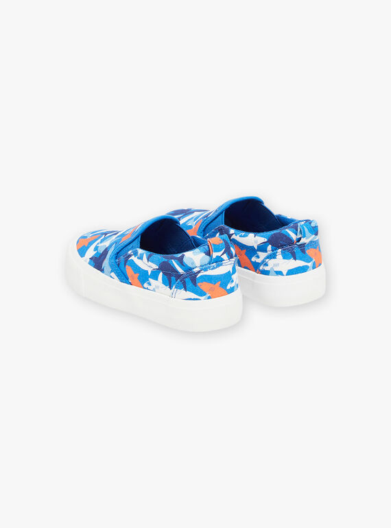 Blue shark print slip-on FEVANAGE / 23N10PG31D16715