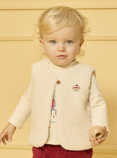 Off white CARDIGAN WHITHOUT SLEEVES LASOL / 24H1BGR1CSMA001