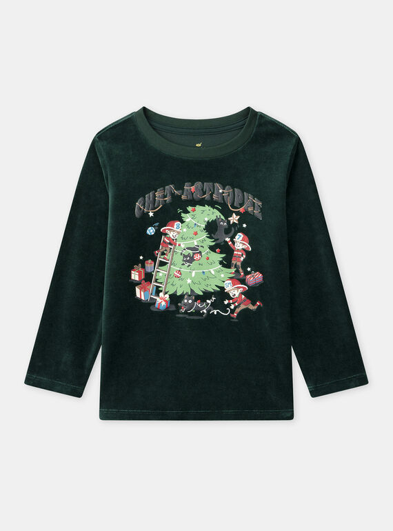 Green PYJAMA NECHATAGE / 25H5PG51PYJG614