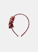 Dark burgundy HEADBAND NOPIRETTE / 25H4PF72TET503