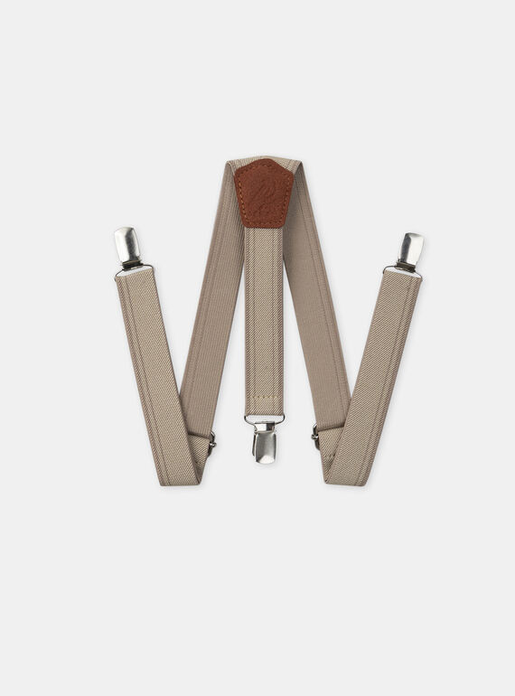 Light beige SUSPENDERS / STRAPS / BRACES MREFLAGE / 25E4PGL1BRE801