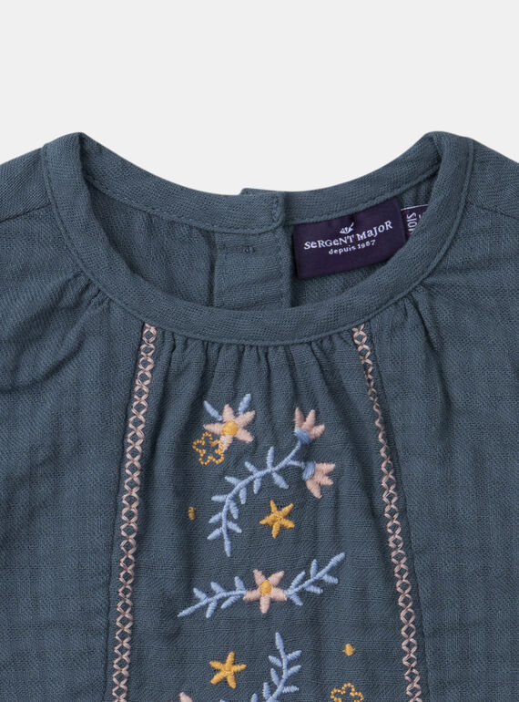 Violet blue BLOUSE MASOLENE / 25E1BFP1CHE221