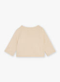 Reversible jacket beige and ecru in tubic and jersey GORDON / 23H0CMC1VES632