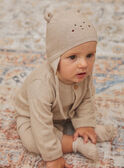 Knitted walnut bonnet GOPAL / 23H0AML1CHAI812