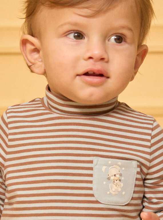 Brown TEE SHIRT LS LAUDOU / 24H1BGS1TML815