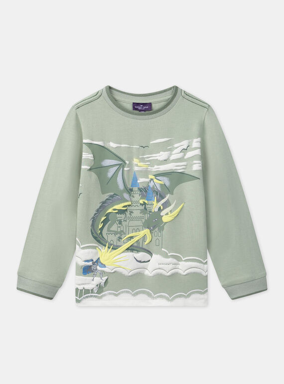 Light green TEE SHIRT LS LADTOURAGE / 24H3PGQ2TML629