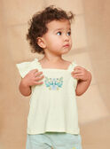 Pale yellow TEE SHIRT KAUGENIE / 24E1BFR1TEE103