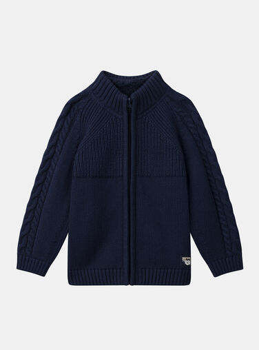 Navy KIDS CARDIGAN NLOCABAGE / 25H3PGW1GIL070