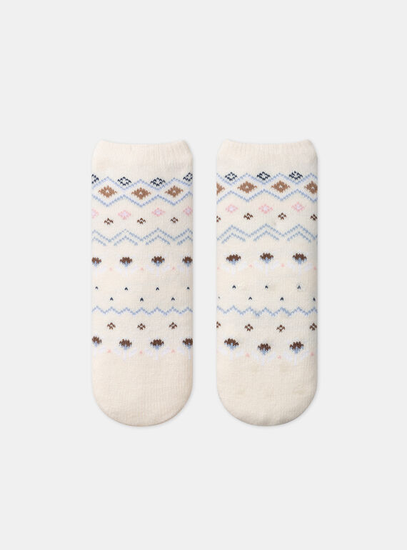 Off white ANTI-SKID SOCKS LARUETTE / 24H4PFS1SOAA002