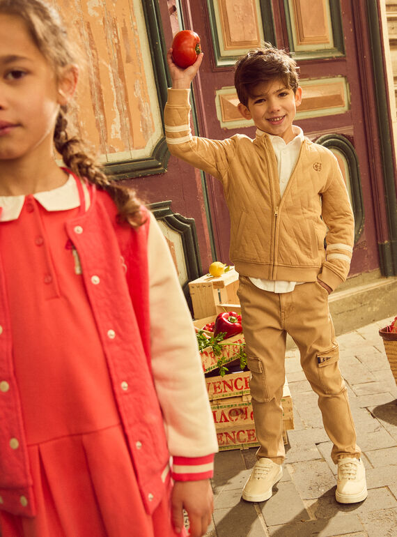 Beige KIDS CARDIGAN NELASSAGE / 25H3PGK1GILA014