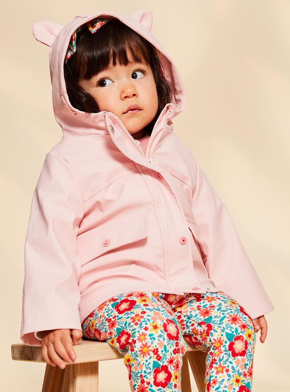 Pink 3 in 1 Hooded Raincoat FIMARION / 23E1BF51IMP318
