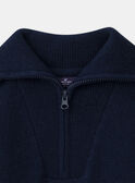 Navy PULLOVER NLOPULAGE / 25H3PGW1PUL070