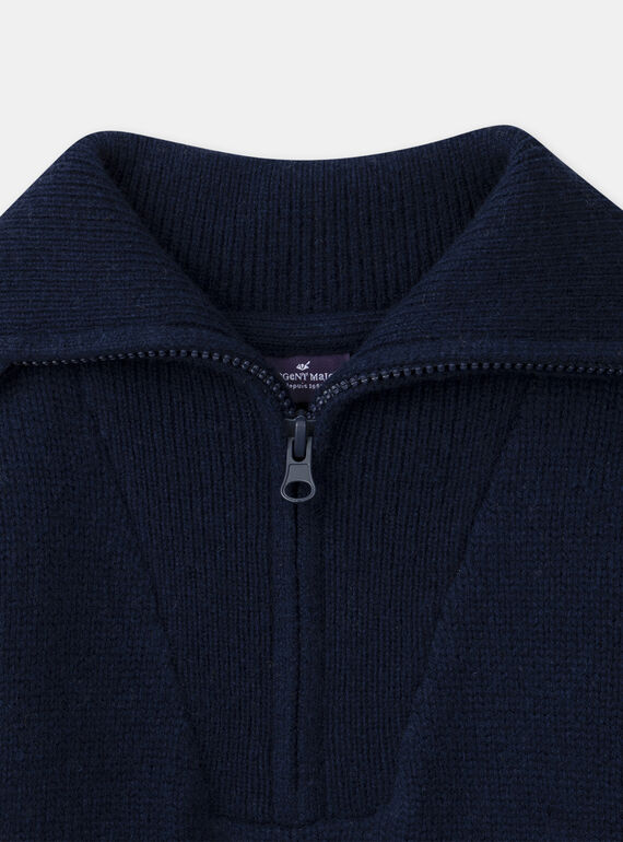 Navy PULLOVER NLOPULAGE / 25H3PGW1PUL070