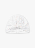 White NEWBORN BEANY KOLAB / 24E0AF12BNA000