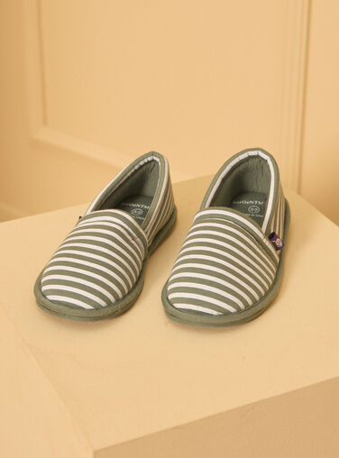 Kaki SLIP-ON SLIPPERS LITOFLAGE / 24F10PG31D0B604