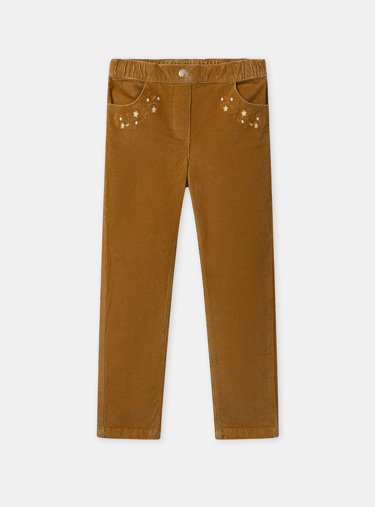 Brown PANTS NLOMETTE / 25H2PFW1PANI812