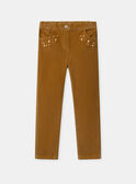 Brown PANTS NLOMETTE / 25H2PFW1PANI812