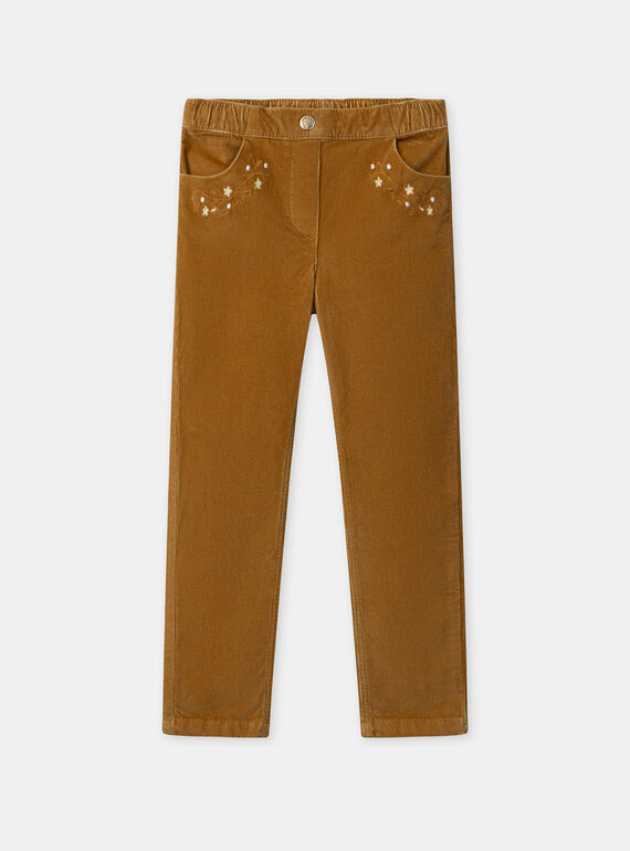Brown PANTS NLOMETTE / 25H2PFW1PANI812