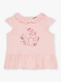 Pink flamingo blush t-shirt FAWILLOW / 23E1BFQ1TEED300