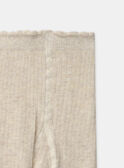 Heather beige TIGHTS NALISON / 25H4BFT1COLA011
