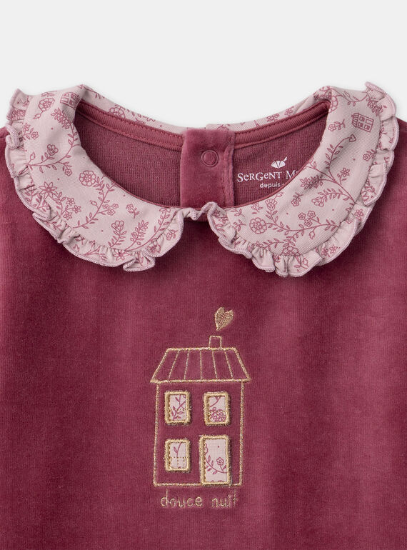 Strawberry rose PYJAMA NECAMETTE / 25H5PFD1PYJ308