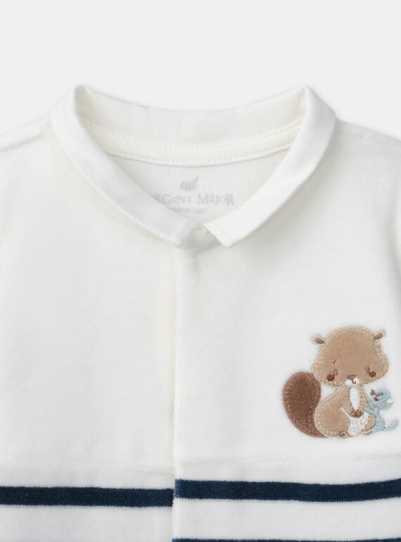 Off white BABYGROW NOLAN / 25H0NG21GRE001