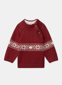 Burgundy PULLOVER LASIXON / 24H1BGR1PUL501