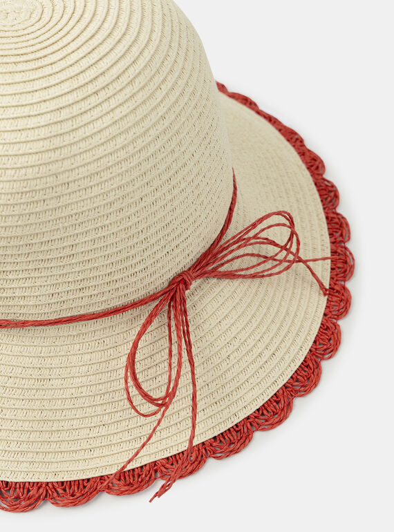 Straw hat KLAPAPETTE / 24E4PFN2CHAI817