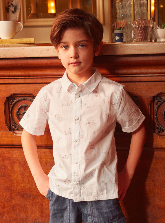 Dinosaur print shirt KLADINAGE / 24E3PGN1CHM701