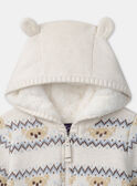 Heather beige KIDS CARDIGAN LAUSAMA / 24H1BGS1GILA011