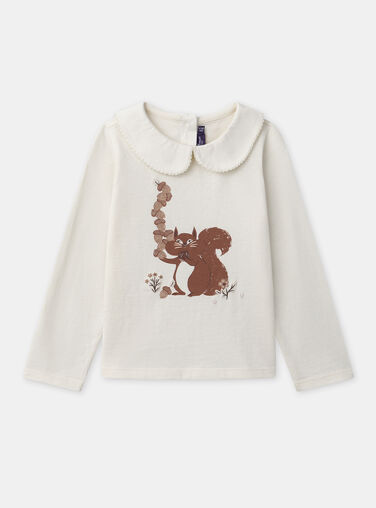 Ivory TEE SHIRT LS NLEGLANETTE / 25H2PFT1TML005
