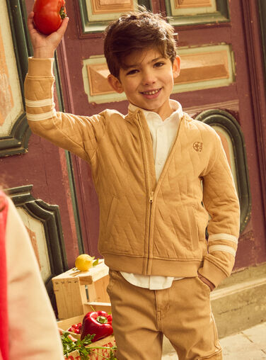 Beige KIDS CARDIGAN NELASSAGE / 25H3PGK1GILA014