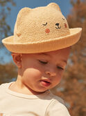 Natural mottled hat in jersey knit FATHEO / 23E4BGP1CHAA010