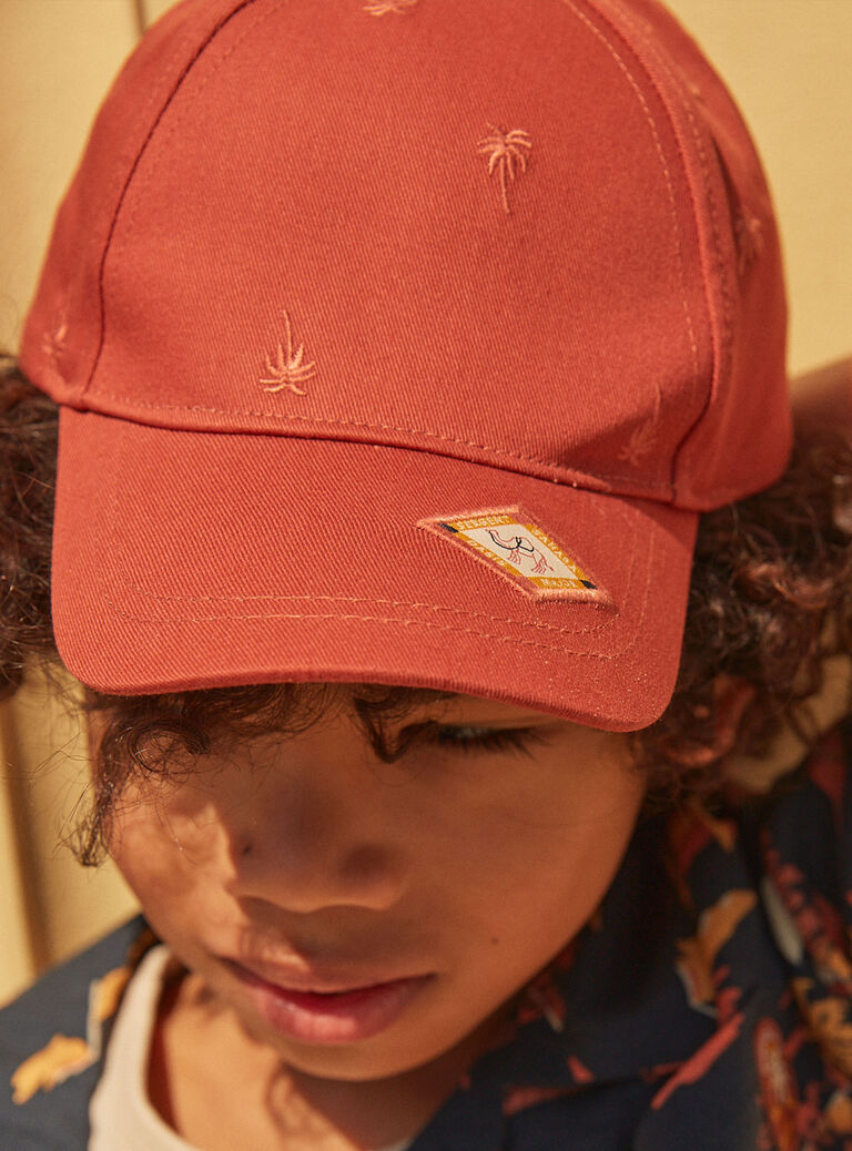 Red twill cap FLITETAGE / 23E4PGP1CHAE406