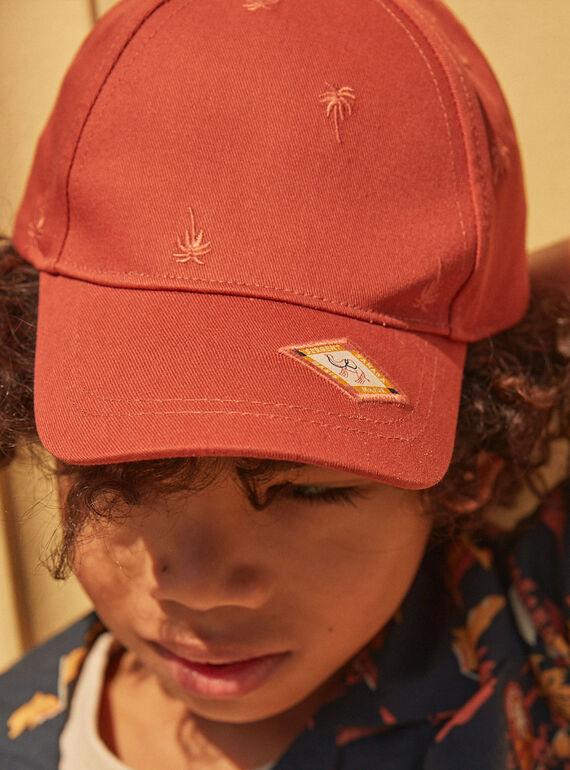 Red twill cap FLITETAGE / 23E4PGP1CHAE406